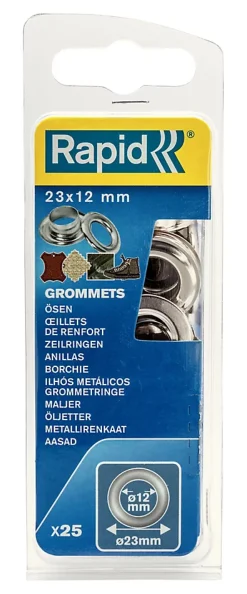 Oeillets de renfort 12 x 23 mm^Rapid Online