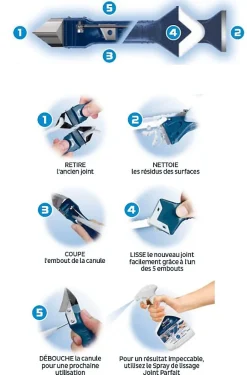 Outil 5 en 1 Joint Parfait 4 x 12 cm-Bostik Online