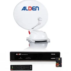 Pack AS2 Parabole Satellite Automatique 60cm + Récepteur satellite SATMATIC HD TNTSAT^Alden Hot