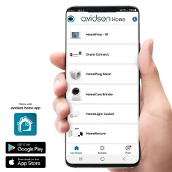 Pack 100% connecté avec motorisation portail battant Orane Connect + Visiophone Elia Smart 2 + 2 télécommandes supplémentaires-Avidsen Online