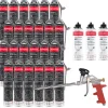 Pack 24 Mousses colle univ SpeedFix Construction 878 pistolable 690ml + 3 Nettoyants FoamCleaner 929 500ml + Pistolet^Penosil Clearance