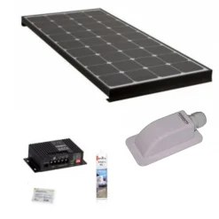 PACK Panneau Solaire Black Booster 220W + Kit de pose solaire avec Régulateur de Charge MPPT 320W 20A Bluetooth-Antarion Online