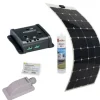Pack Panneau Solaire Souple 135W Camping car Van Life + régulateur solaire SC10^Antarion Discount