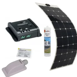 Pack Panneau Solaire Souple 135W Camping car Van Life + régulateur solaire SC10^Antarion Discount