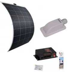 PACK Panneau Solaire Souple 135W + Régulateur de charge Bluetooth + passe-toit + Dekasyl MS1 Camping-Car^Antarion Online