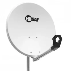 Pack Parabole satellite acier 65cm + LNB Twin HD 4K 0,1dB idéal Astra Eutelsat^Hdsat Hot