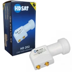 Pack Parabole satellite acier 65cm + LNB Twin HD 4K 0,1dB idéal Astra Eutelsat^Hdsat Hot