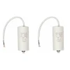 Pack 2x Condensateurs 50.0uf 450 V + Cable Condo fil 50mf-Fixapart New