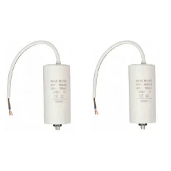 Pack 2x Condensateurs 50.0uf 450 V + Cable Condo fil 50mf-Fixapart New