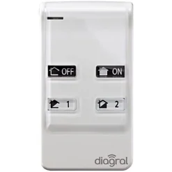 Pack alarme Précision sirène GSM DIAG04CSF + Détecteur d'ouverture DIAG39APX + Télécommande multifonction AL41ACK^Diagral Outlet