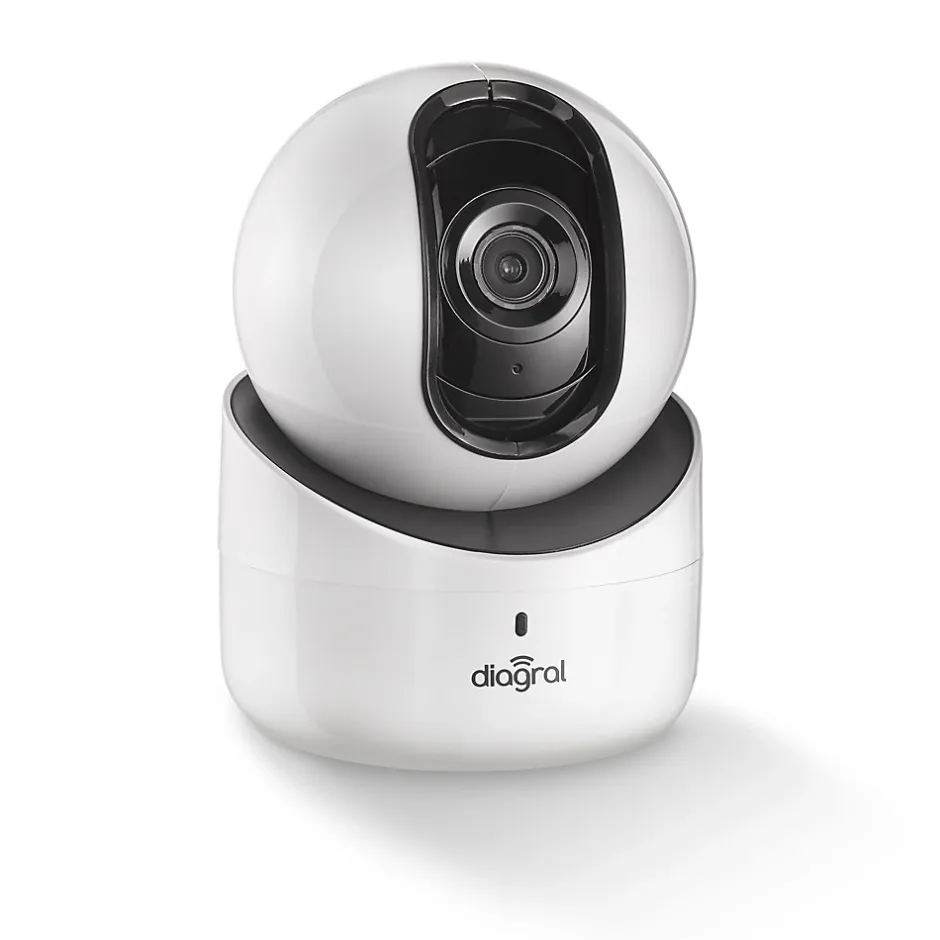 Pack alarme Précision sirène DIAG03CSF + Caméra connectée intérieure motorisée DIAG23VCF^Diagral Discount