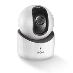 Pack alarme Précision sirène / GSM DIAG04CSF + Caméra connectée intérieure motorisée DIAG23VCF^Diagral New