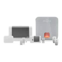 Pack alarme Précision sirène DIAG03CSF + Détecteur d'ouverture DIAG39APX + Télécommande multifonction AL41ACK^Diagral Outlet