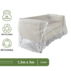 - Housse protection canapé 2 place - 150 x 300 cm - Imperméable et anti-poussière - Fermeture facile^Pack and Move Sale