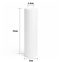 Pack cartouches polyphosphate et anti-sédiments 9'' 3/4 filtre à eau sous évier - 10 µm-Sinea Hot