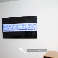 Pack câble ultra-plat 3 lignes 3m 16A 3500W-Magic Elek Clearance