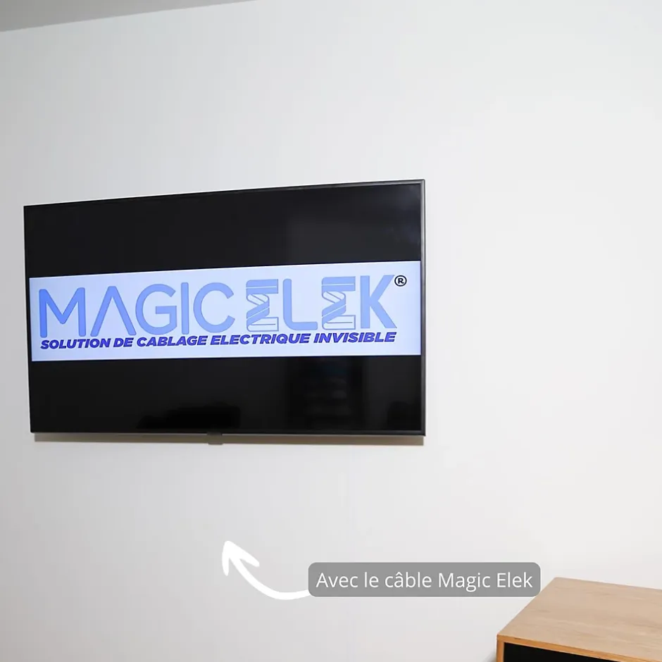 Pack câble ultra-plat 3 lignes 3m 16A 3500W-Magic Elek Clearance