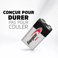 Pack de 3 - Max Alcaline 9V, pack de 2 Piles^Energizer Online