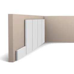 Pack de 4 mètres Profil de base épuré, fait office de corps pour lambris PX147^Orac Decor New