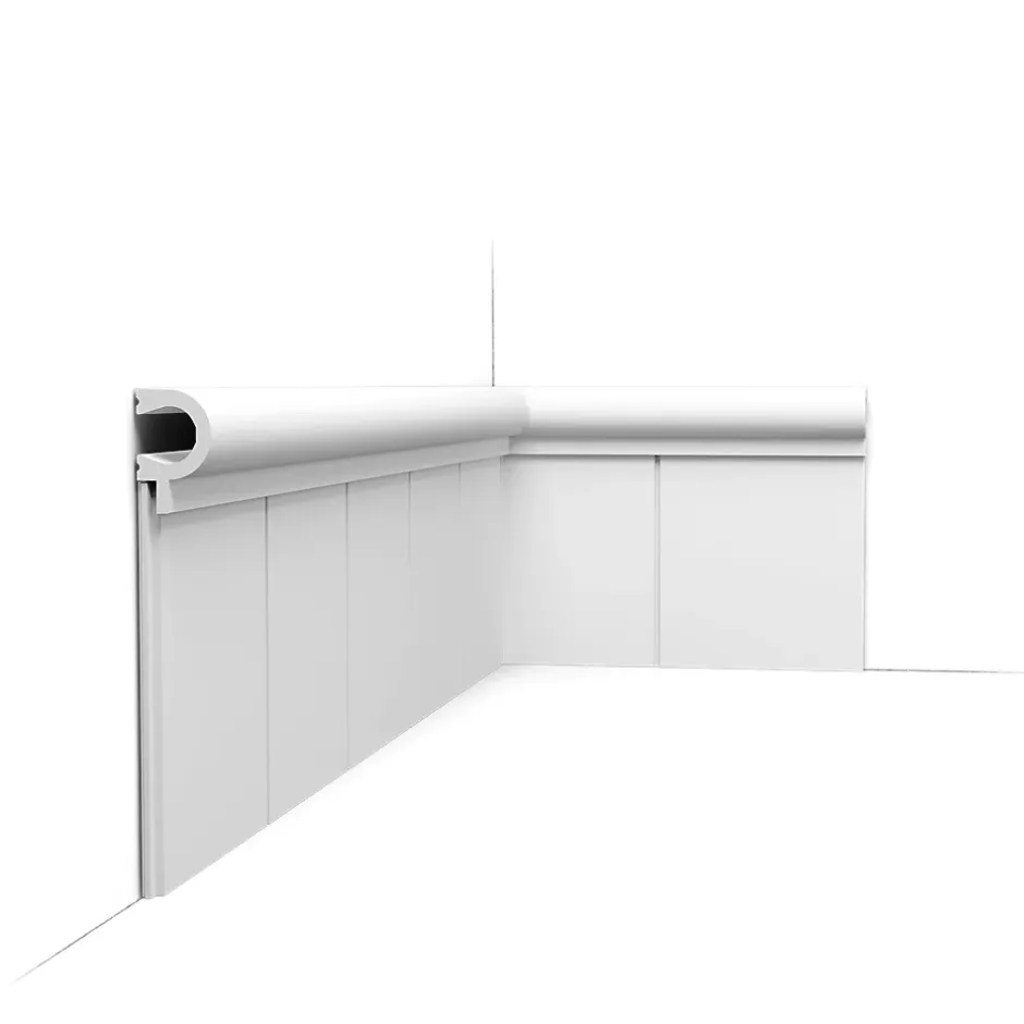 Pack de 4 mètres Profil de base épuré, fait office de corps pour lambris PX147^Orac Decor New
