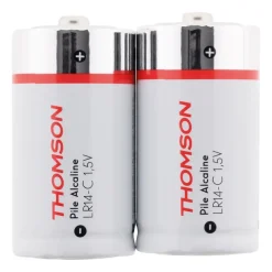 Pack de 2 piles alcalines LR14 C 1,5V --Thomson