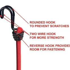 Pack de 12 tendeurs de différentes tailles Twin Wire^Master Lock Hot