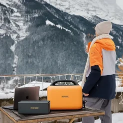 Pack Desk Nomade - Station HE600 + 648 Wh + 200 W Solaire - Bureau Mobile Plug et Play-Runhood