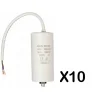 Pack FIXAPART 10x Condensateurs 50.0uf 450 V + Cable Condo fil 50mf^Nedis Outlet