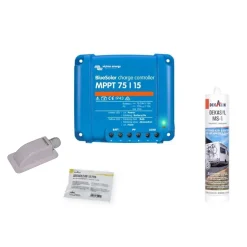 Pack Panneau solaire 160W camping car + Kit de pose solaire avec régulateur de charge Victron MPPT 220W 15A-Antarion Discount
