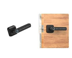 Pack poignée biométrique connectée -5 à empreinte digitale, code et bluetooth + passerelle wifi-LOCKY Discount