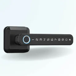 Pack poignée biométrique connectée -5 à empreinte digitale, code et bluetooth + passerelle wifi-LOCKY Discount