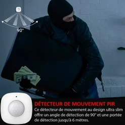Pack Sécurité intérieure connectée Vidéosurveillance & Intrusion-Kyf Outlet