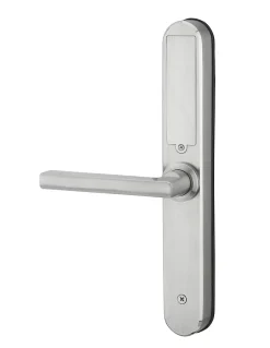 Paire de poignées connectées Intelock Room hôtel, pour porte d'hôtel, argent - INTELOCK^Thirard Online