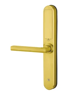 Paire de poignées connectées Intelock Room hôtel, pour porte intérieure, doré - INTELOCK-Thirard New