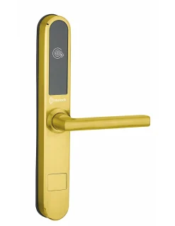 Paire de poignées connectées Intelock Room hôtel, pour porte intérieure, doré - INTELOCK-Thirard New