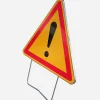 Panneau de signalisation AK14 temporaire - Attention^Nadia Signalisation Clearance