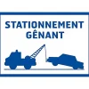 Panneau de signalisation "Stationnement gênant"-Chapuis Discount