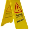 Panneau de signalisation sol glissant chevalet jaune-Le Plus De L'Entretien Hot