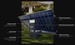 Panneau solaire bifacial plug&play 850W l. 172.5 x L. 238 cm^Ultrawatt Best