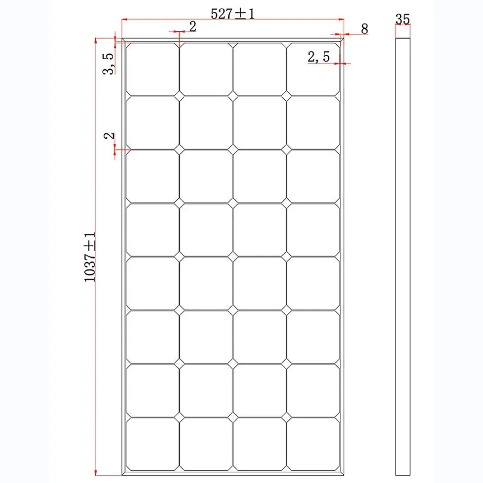 Panneau solaire cellule Sunpower back-contact 110W-Galix Sale