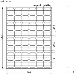 Panneau solaire cellule Sunpower back-contact 110W BLACK-Galix Sale