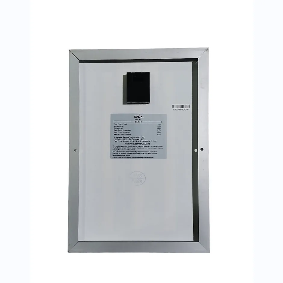 Panneau solaire monocristallin 10W^Galix Outlet