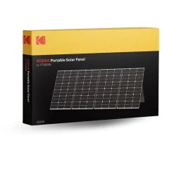 Panneau Solaire Portable 400W - Rendement 23% - Étanche IP65 - Léger et Pliable - Pieds Réglables - Connexions Multiples^Kodak Discount