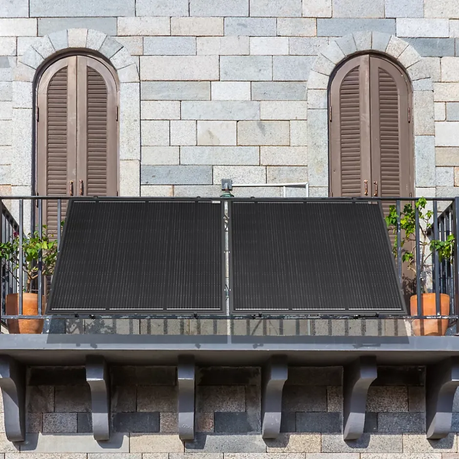 Panneau solaire pour balcon Plug and Play 440W, 2 panneaux solaires dernière génération^Sunflower Solar Discount