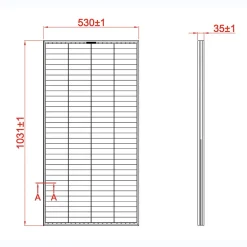 Panneau solaire Série Blackwell 100W^Galix Solaire New