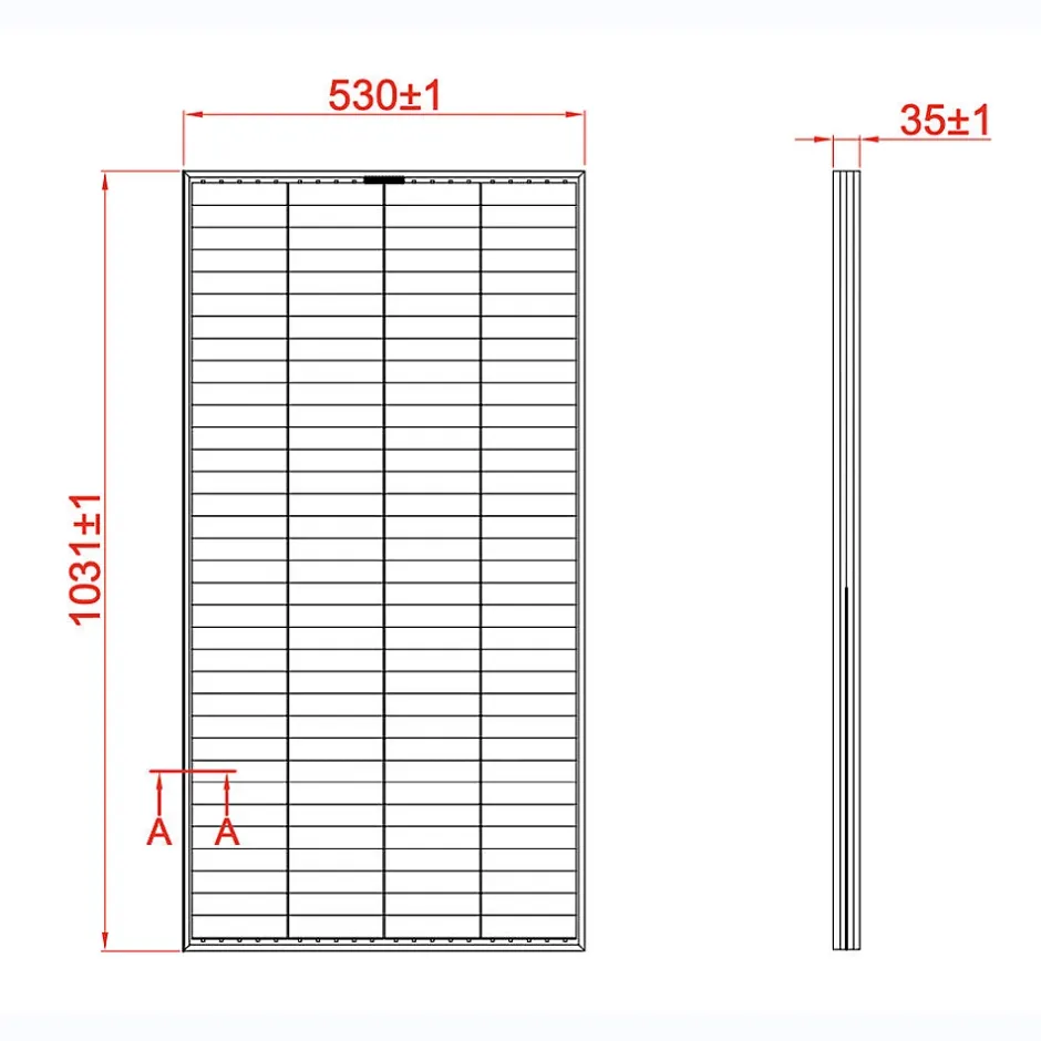 Panneau solaire Série Blackwell 100W^Galix Solaire New