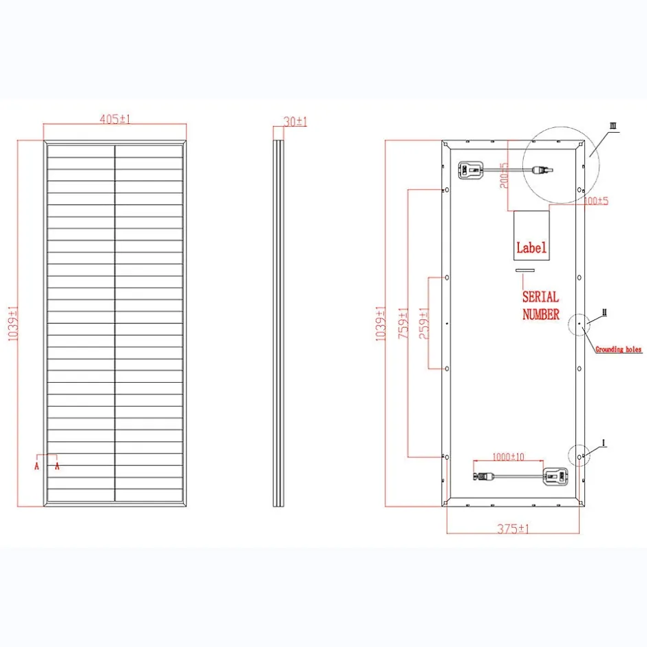 Panneau solaire Série Blackwell 85W-Galix Outlet