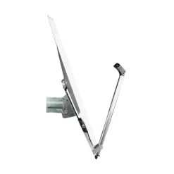 Parabole satellite Acier Blanche 65cm Click-Clack PREMONTEE support Pliable Repliable-Hdsat Best