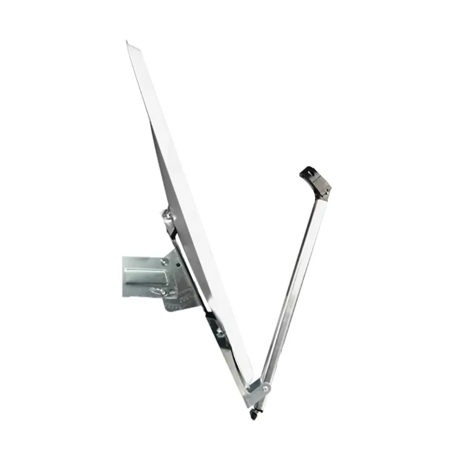 Parabole satellite Acier Blanche 65cm Click-Clack PREMONTEE support Pliable Repliable-Hdsat Best