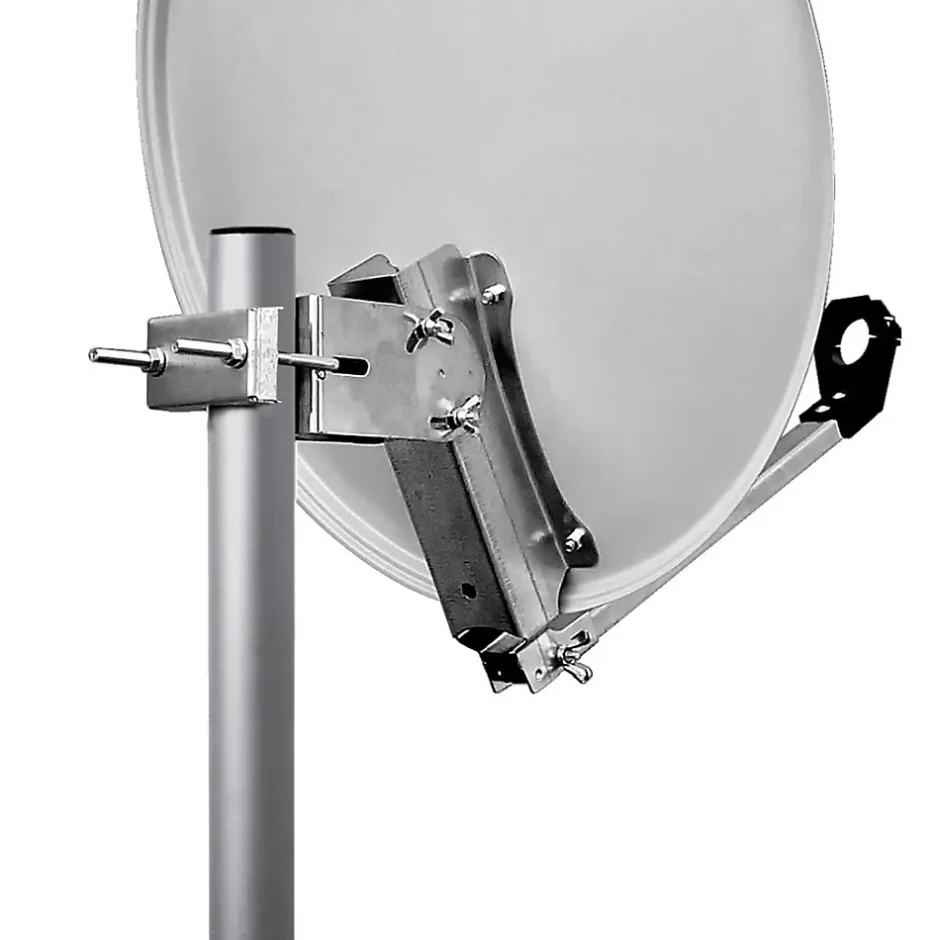 Parabole satellite acier 60cm avec Support LNB en Acier Galvanisé^Hdsat Hot